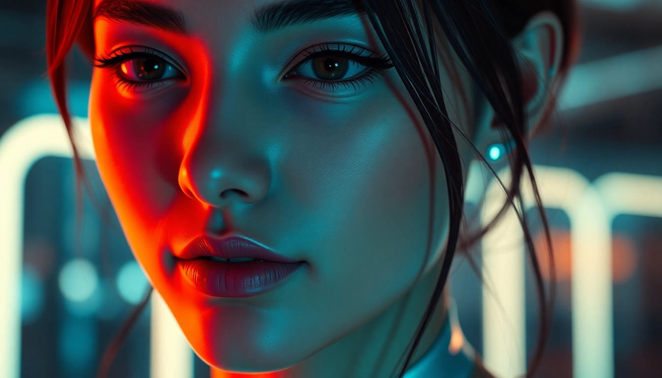 Authentic-looking AI girlfriend engaging in unfiltered NSFW chat, highlighting realism and emotional connection with vivid details.