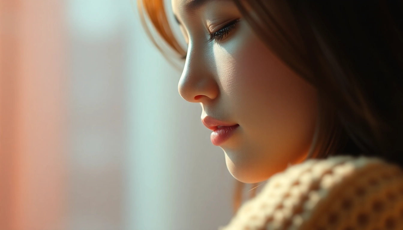 Engage with an AI girlfriend in a realistic, warm setting highlighting Ai girlfriend nsfw features for adult interaction.