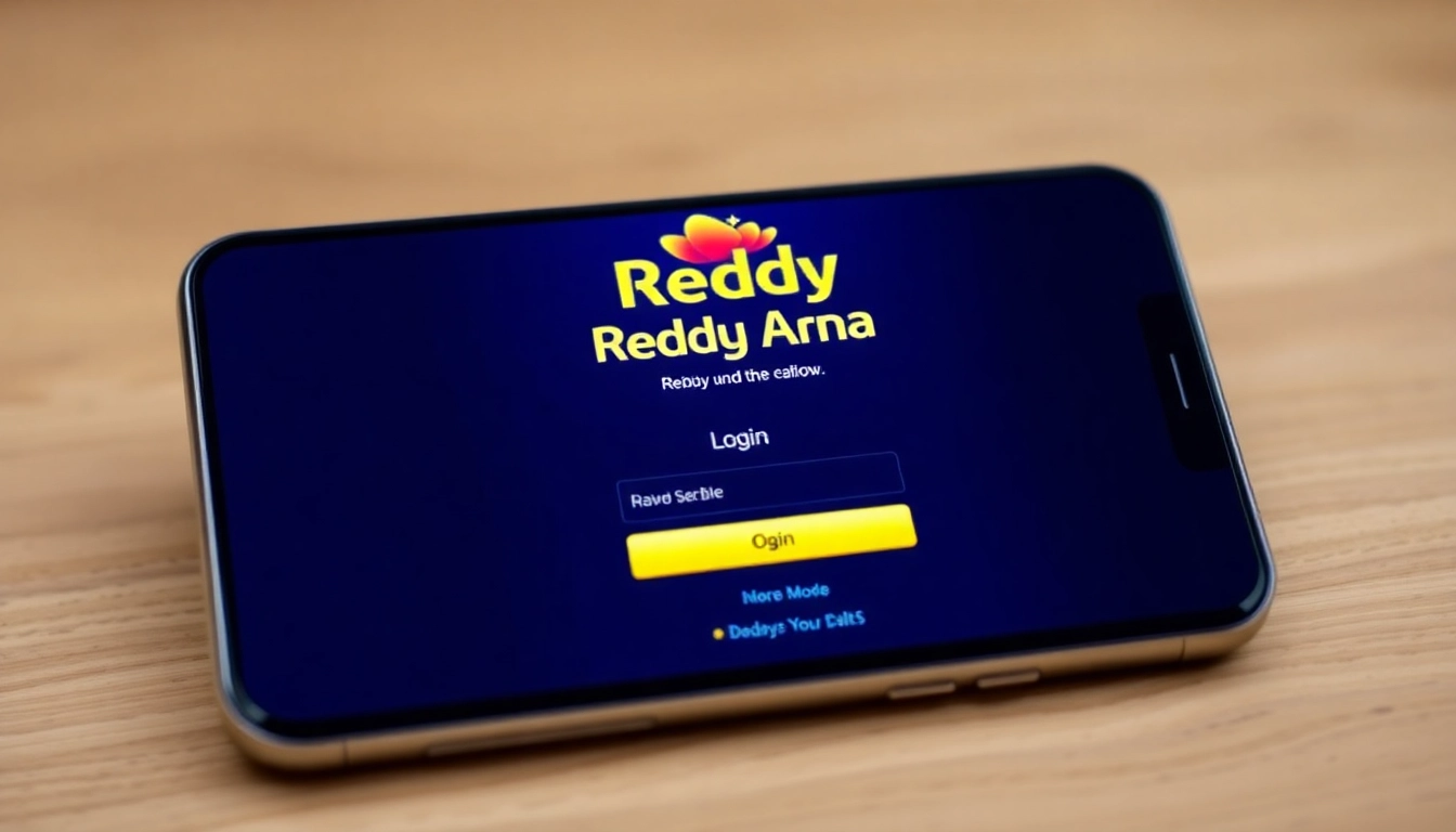 Secure Reddy Anna Login page displayed on a smartphone, showcasing smooth user interface and easy access for betting and gaming enthusiasts in India.