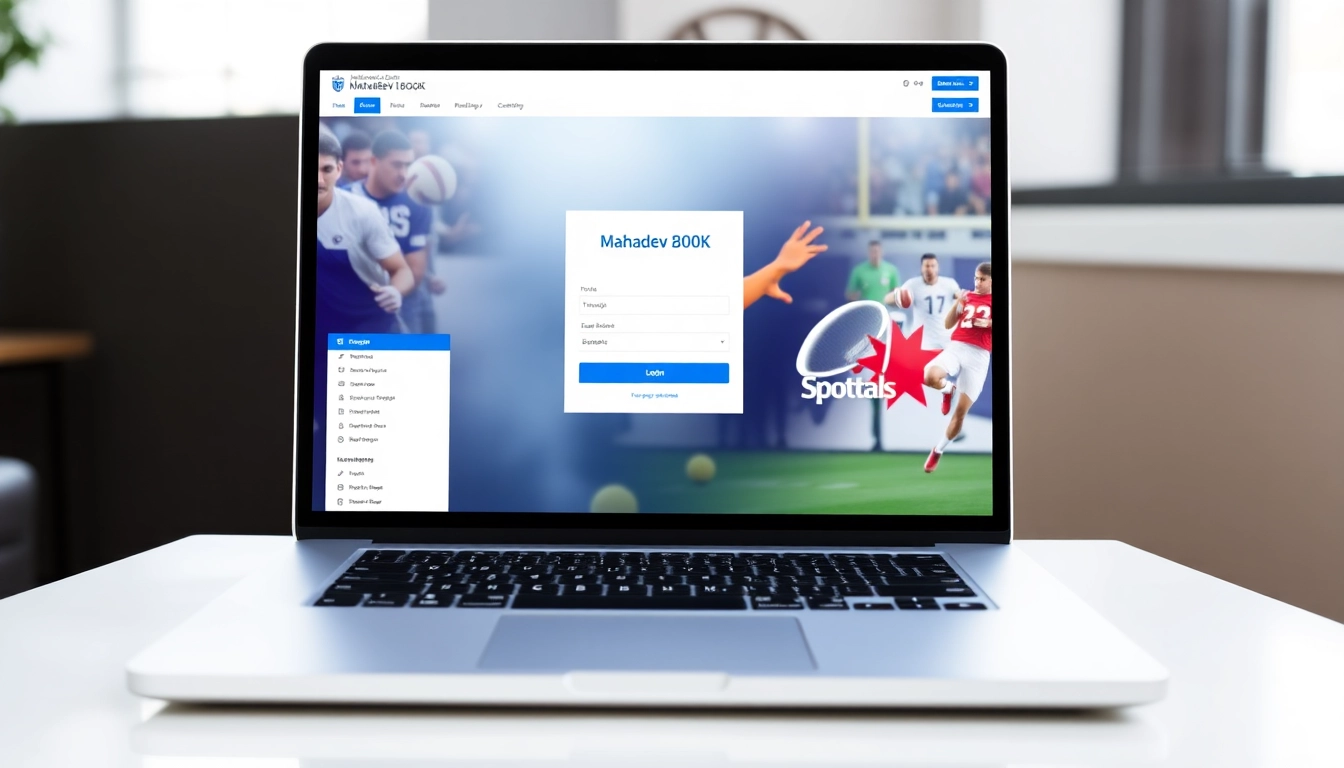 Simple illustration of Mahadev book login page showcasing a secure access interface for users in India, emphasizing ease of login and betting features.