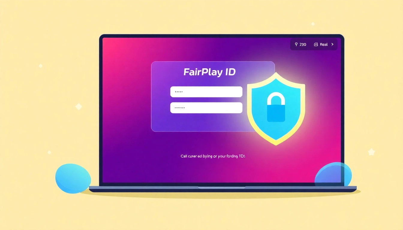 Fairplay ID login interface showing secure access to an online betting platform for users in India, emphasizing safety and convenience.