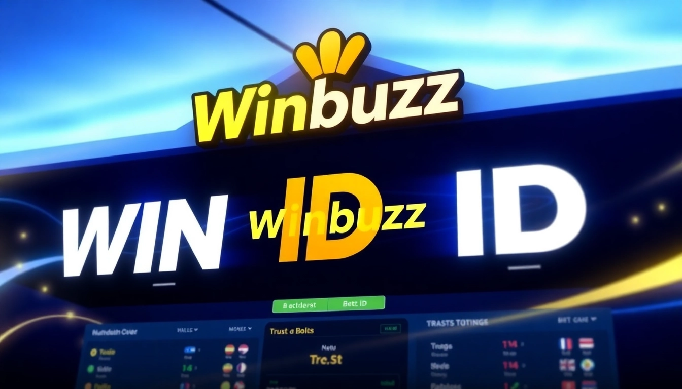 Winbuzz ID platform interface showcasing betting options, emphasizing trust and user engagement