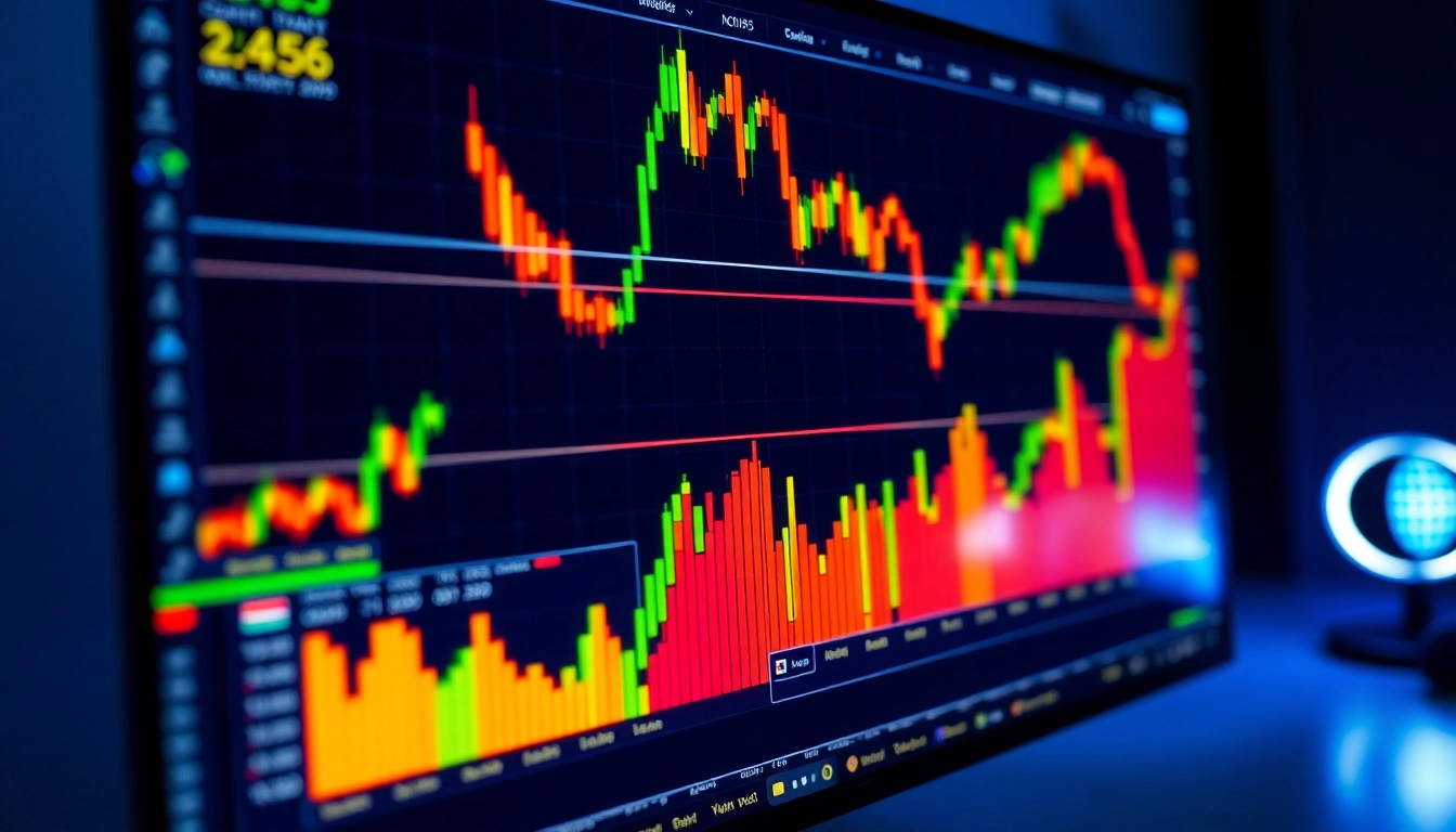 Trading view platform showcasing real-time charts and market data for traders and investors