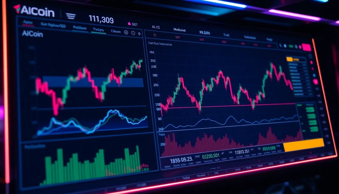 Visual representation of aicoin market data on a professional trading platform with real-time